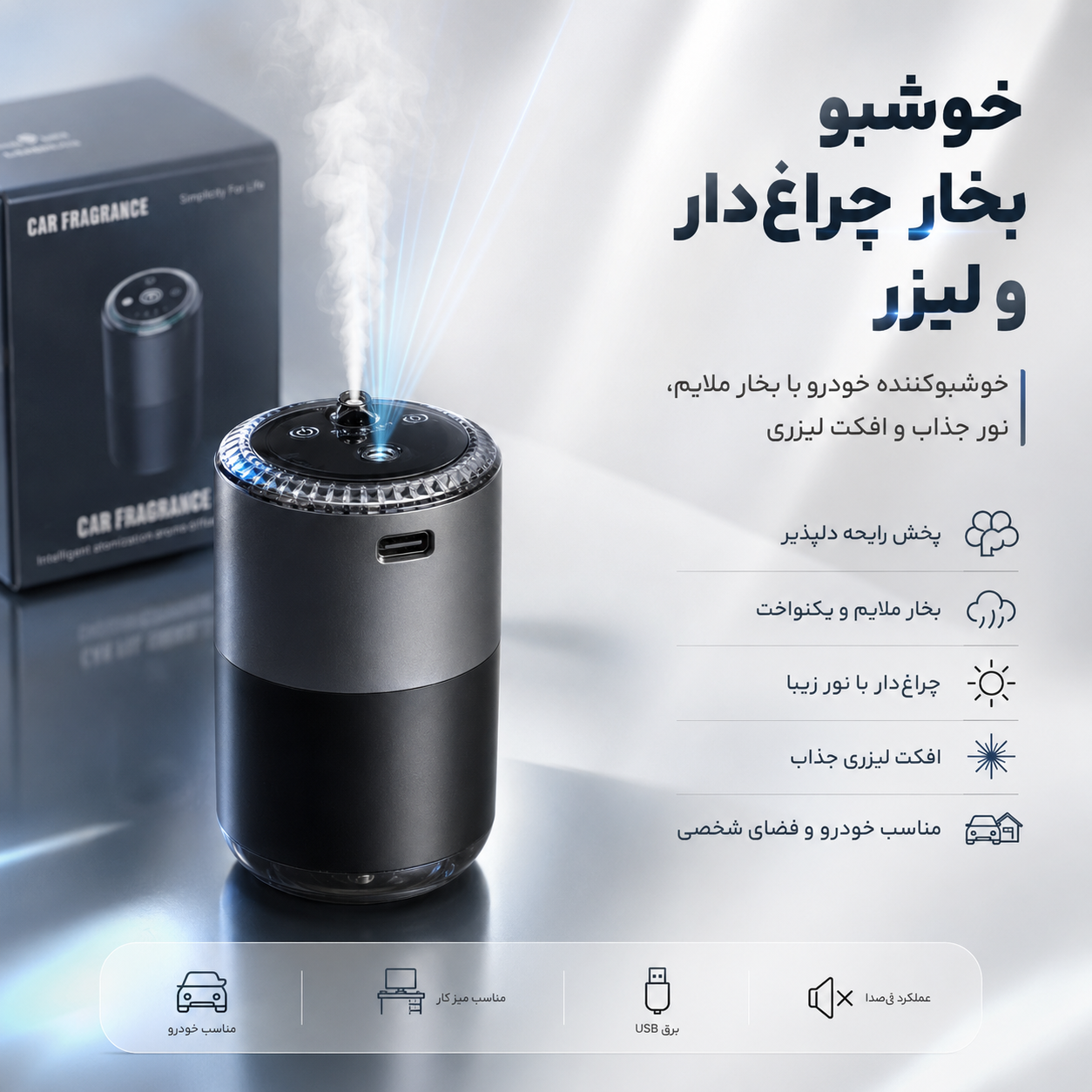 خوشبوکننده بخار خودرو